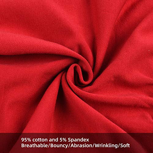 Oneiric P Pantalones para bebé, pantalones harén, pantalones bombachos de jogging con cintura elástica de algodón con estampado de tirantes, elásticos y transpirables, para niños y niñas rojo 66 cm