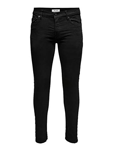 Only & Sons Onsloom Dcc 0448 Noos Vaqueros Slim, Negro (Black Denim Black Denim), W32/L32 para Hombre