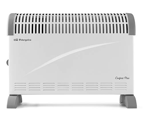 Orbegozo CV 2300 A Convector, 3 Niveles de Potencia, protección contra sobrecalentamiento, termostato Regulable, Asas de Transporte, 2000 W, Blanco