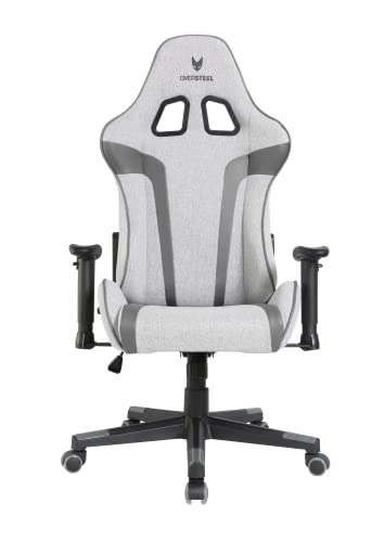 Oversteel ULTIMET - Silla de gaming en tela gris