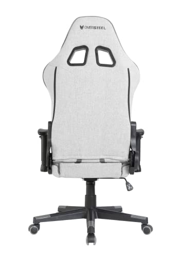 Oversteel ULTIMET - Silla de gaming en tela gris