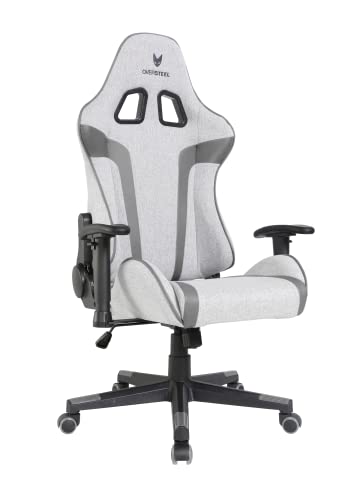 Oversteel ULTIMET - Silla de gaming en tela gris