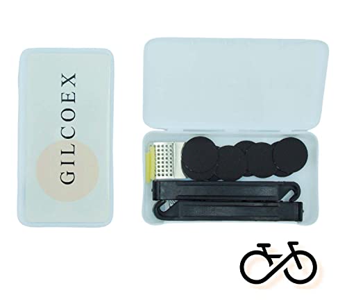 Parches Autoadhesivos Bicicleta - Kit pinchazos Bici - Parches de reparación de Bicicletas sin Pegamento - para Todo Tipo de bicis