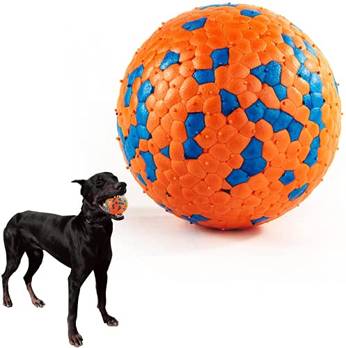 Pelotas para Perros para masticadores agresivos, Pelota para Perros Hinchable Indestructible, Liviana y Flotante, Pelota para Masticar Duradera para Perros Grandes y medianos para Buscar y Jugar.