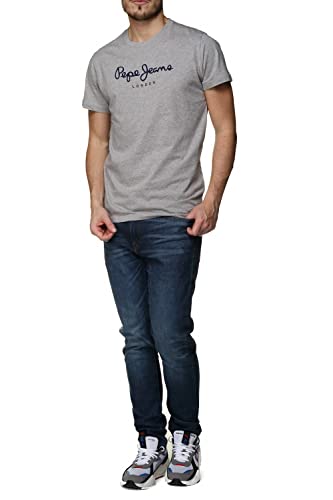 Pepe Jeans Eggo PM500465 Camiseta, Gris (Grey Marl 933), L para Hombre