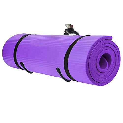 Perchas multiusos (ajustables) para esterilla de yoga/ejercicio, soporte de pared para colgar bloques de yoga, toallas, rodillos de espuma, esterillas de gimnasio, yoga, fisio, soporte de estudio