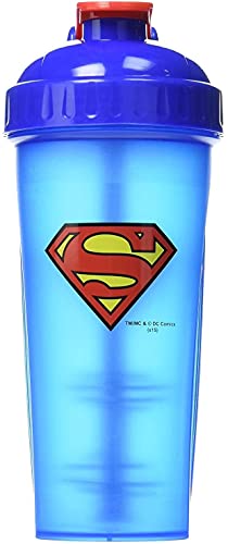 Performa Hero Series DC Shakers - Proteinshaker Hero Shaker Entrenamiento Culturismo - 800ml (Superman)