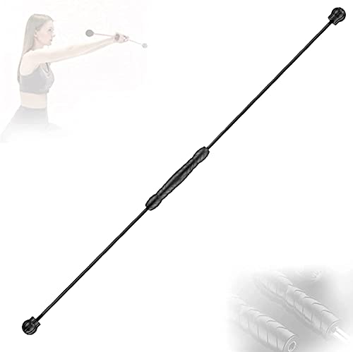 Pilates Reformer Plegable Barra de flexión Varilla de oscilación vibratoria, 160Cm Shaping Tremor Stick con quema de grasa, Paralelo abdominal para Pilates, Entrenamiento de yoga, Oficina, Gimnasio,