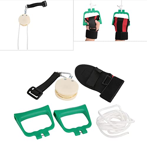 Polea de hombro de fisioterapia, kit de entrenamiento de rehabilitación de hombro Entrenador de polea de ejercicio sobre la puerta Uso en el hogar para ayudar a la rehabilitación y aumentar