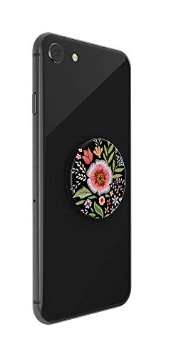 PopSockets PopGrip - Soporte y Agarre para Teléfonos Móviles y Tabletas con un Top Intercambiable - Flower Flair