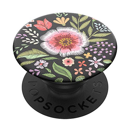 PopSockets PopGrip - Soporte y Agarre para Teléfonos Móviles y Tabletas con un Top Intercambiable - Flower Flair