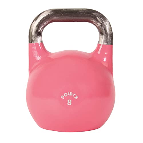 POWRX Kettlebell Pesa Rusa Competición 4-28 kg + PDF Workout (8 kg)