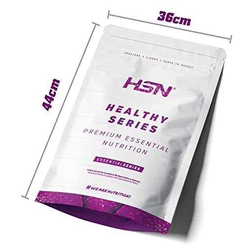 Proteína de Soja Aislada de HSN | Sabor Vainilla 2 Kg = 67 Tomas por Envase | 100% Vegana | Soy Protein Isolate | No-GMO, Sin Gluten