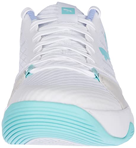 Puma Accelerate Pro W+, Zapato de Tribunal Interior Unisex Adulto, Blanco, 42 EU