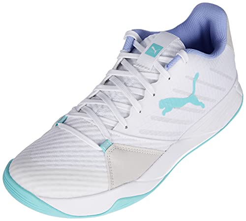 Puma Accelerate Pro W+, Zapato de Tribunal Interior Unisex Adulto, Blanco, 42 EU