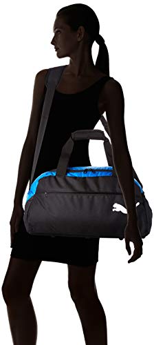 PUMA teamFINAL 21 Teambag S Bolsa Deporte, Unisex-Adult, Electric Blue Lemonade Black, OSFA