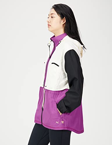 PUMA Train First Mile Woven Jacket Chaqueta de Entrenamiento, Mujer, Byzantium/Multi, M