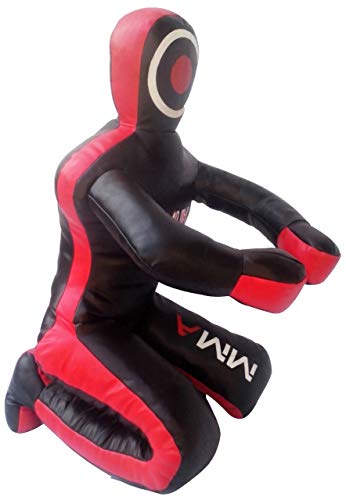 qmuk MMA Grappling dummy – sentado frente mano luchando – lienzo, 70" (180 cm)