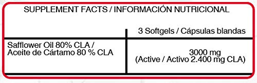 QXN New CLA 90 Cápsulas Softgels | Suplemento Quemagrasas con Ácido Linoleico Conjugado, Favorece Crecimiento Masa Muscular, Efecto Antioxidante, Reduce Colesterol