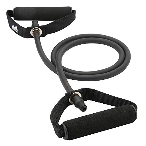 REEHUT Bandas Elásticas de Entrenamiento, Bandas de Resistencia para Fitness Cable de Ejercicio de Entrenamiento para Tonificación Muscular, Equipo de Ejercicio de Estiramientos para Yoga - Negro