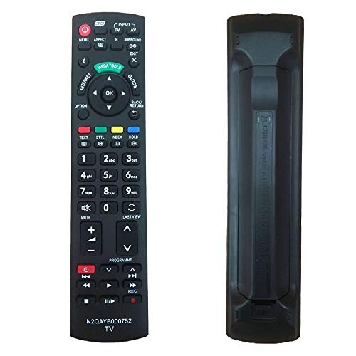 Reemplazo Mando para Panasonic TV N2QAYB000752 Universal Mando a Distancia - para Panasonic TX-TX-L32G20E L37G20E TX-TX-P42GW20 P42G20E TX-TX-L42G20E P46G20E