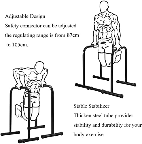 RELIFE REBUILD YOUR LIFE Barras Paralelas Dip Station Calistenia Push Up Bars de Inmersión Ajustable Entrenamineto Musculación Gimnasio Doméstico Casa