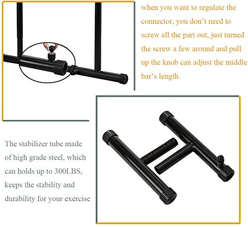 RELIFE REBUILD YOUR LIFE Barras Paralelas Dip Station Calistenia Push Up Bars de Inmersión Ajustable Entrenamineto Musculación Gimnasio Doméstico Casa