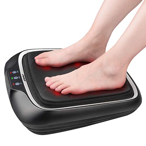 RENPHO Masaje Eléctricos de pies con calor, Masajeador eléctrico de pies Shiatsu,Masajeadores para pies de amasamiento profundo con cubierta extraíble para fascitis plantar, neuropatía y pies cansados