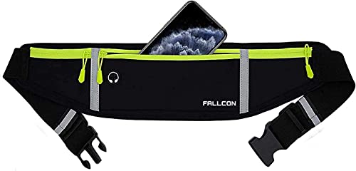 Riñonera Running Deportiva para Hombre y Mujer - Cinturón para Deporte Correr Accesorios - Impermeable con Bandas Reflectantes para Movil 6,5 Pulgadas Universal.