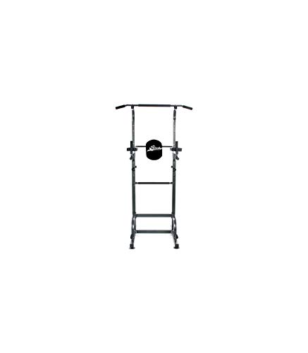 Riscko Torre de Musculación para Dominadas, Fondos y Abdominales Sin Banco Power Tower