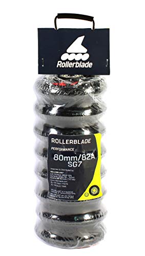 Rollerblade Ruedas 76/80A Pack+SG5+6MMSP (8PCS) Multicolor, Adultos Unisex, Neutral, Talla Única