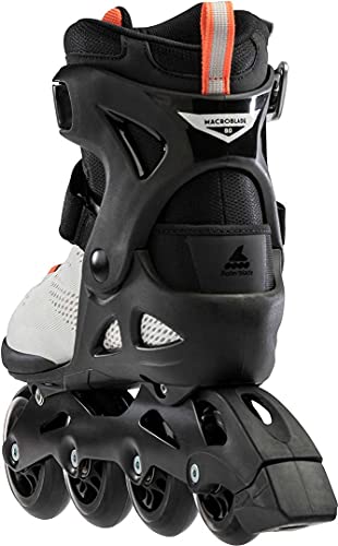 Rollerblade W Macroblade 80 - Patines en línea para Adultos, Color Gris Glaciar, Color Coral