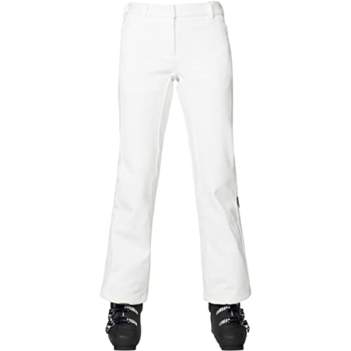 Rossignol W Ski Softshell Pantalones Deportivos, Mujer, White, M