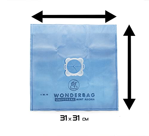 Rowenta Accesorio PAE Limpieza WB406120 Bolsa ASP.WONDERBAG, Textil, Azul