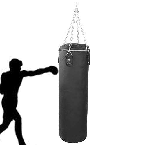 Saco De Boxeo Pesado | PU Bolsa de Arena de Patada Vacía, Bolsa de Arena de Boxeo para Adultos,Niños,Mujeres,Hombres, Juguete para Aliviar El Estrés, Equipo de Fitness para El Hogar - Kickboxing