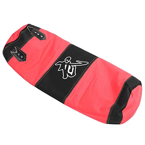 Sacos de Suelo Saco de Boxeo reemplazo para Artes Marciales ,Entrenamiento Vacío Gancho de Boxeo Kick Sandbag Fight Karate Punch Punching Sand Bag Bolsa de Arena(0.6m-Rojo)