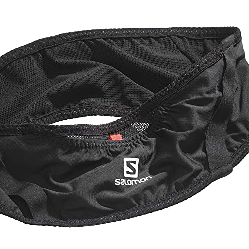 Salomon Pulse Cinturón de Trail Running Unisex, Perfecto para Correr, Trekking y Viaje (Deporte y Tiempo Libre), Negro, Medium