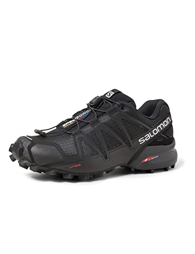 Salomon Speedcross 4, Zapatos de Trail Running Mujer, Black/Black/Black Metallic, 40 EU