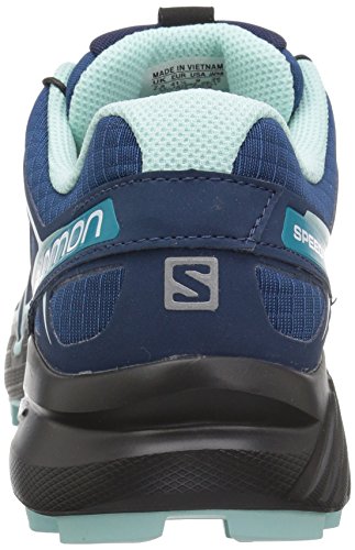 Salomon Speedcross 4, Zapatos de Trail Running Mujer, Poseidon/Eggshell Blue/Black, 38 2/3 EU