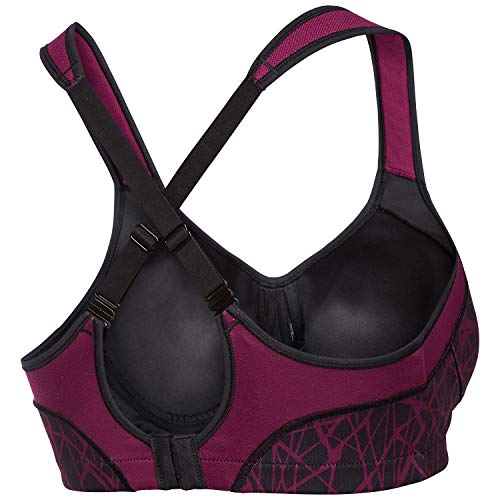 Schiesser Sport Bra, Vario Sujetador Deportivo, Rojo (Beere 512), 105B (Talla del Fabricante: 090B) para Mujer