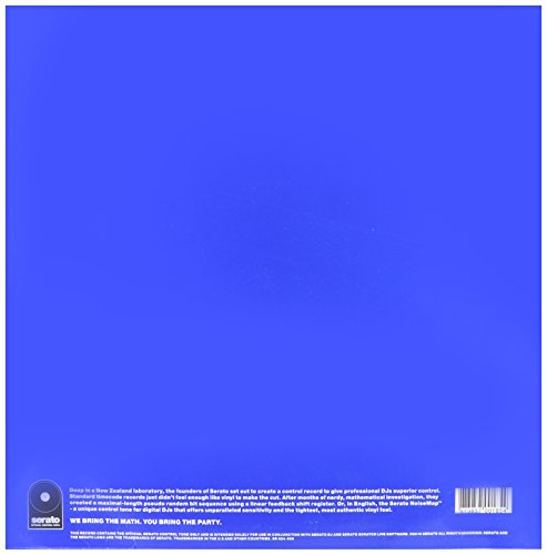 Serato SCV-PS-BLUE-2 - Plato de vinilo para tocadiscos (2 unidades, 12"), color azul