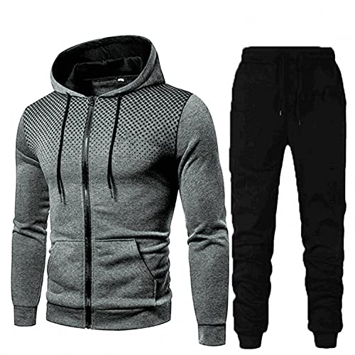 Sheey Trajes de Ropa y Pantalones de Hombre Sudadera Encapuchado Casual Deporte Abrigo Chaqueta Jersey para Otoño Invierno Fiesta Inicio Trabajo