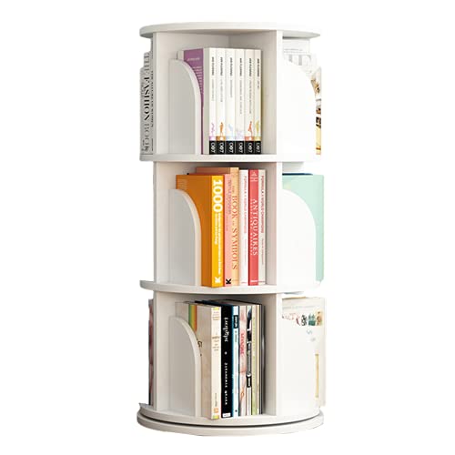 Shelf Estante para Libros Estantería giratoria de 360 ​​Grados Estante de Libros de imágenes para niños del hogar Creativo Estante de Esquina Un Regalo de Aprendizaje para niños Fácil de Desmontar