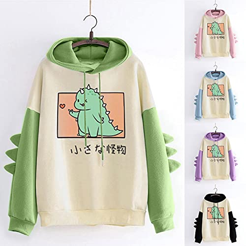 SHOBDW LiquidacióN Ventas Moda Sudadera con Capucha De Las Mujeres SóLida Sudadera Jumper Letter Pullover OtoñO Invierno Blusas De Manga Larga Blusa(Gris,S)