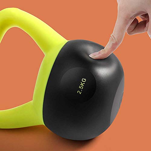 SHUKUILIUDT Pesa Rusas Kettlebell Pequeña Mancuerna Dama Fitness Casa Equipo De Cuclillas Caldera Levantamiento Yaling Brazo Delgado Entrenamiento Brazo Músculo Kettle Ling (Size : 2.5KG)