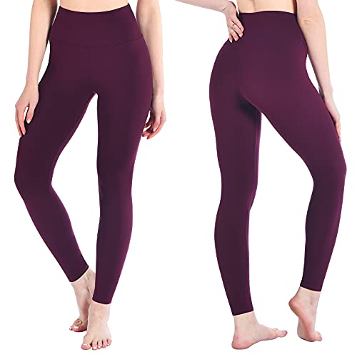 SINOPHANT Leggins Mujer, Pantalon Deporte Yoga Mujer, Leggings Mujer Fitness Suaves Elásticos Cintura Alta para Reducir Vientre