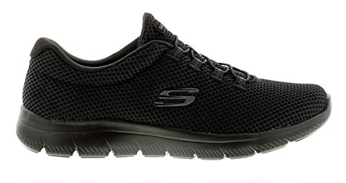 Skechers Summits, Zapatillas de Deporte Mujer, Black, 37 EU