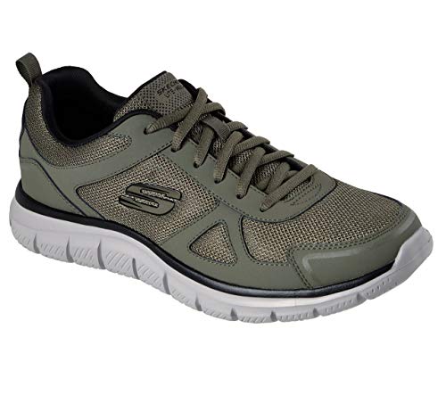 Skechers Track Scloric, Zapatillas Hombre, Olive, 39 1/3 EU