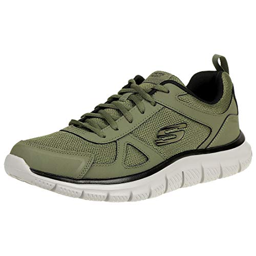 Skechers Track Scloric, Zapatillas Hombre, Olive, 39 1/3 EU