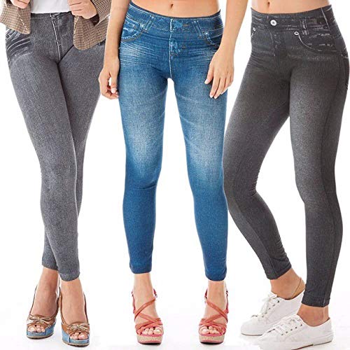 Slim Jeggings, Varios, L-XL, Pack de 3